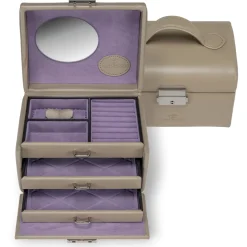 Merino - Schmuckkoffer 15 cm (beige)
