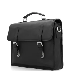 Milano - Aktentasche 38 cm Rindleder (schwarz)