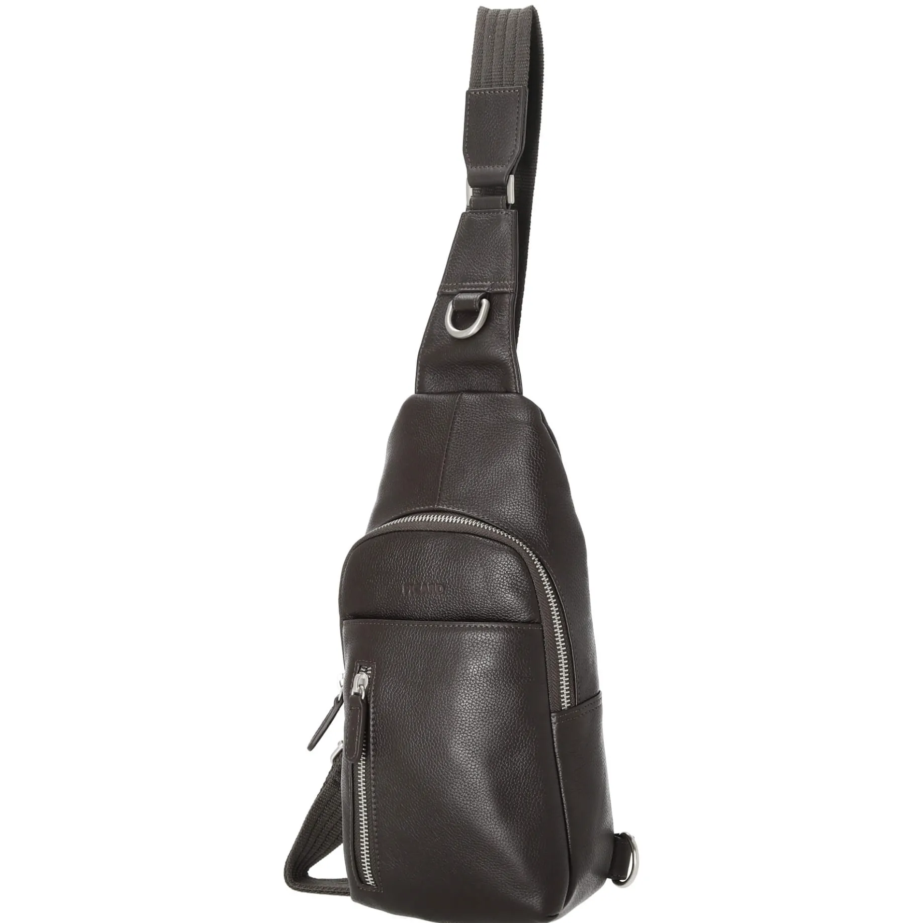 Milano - Umhängetasche 30 cm Rindsleder (cafe)