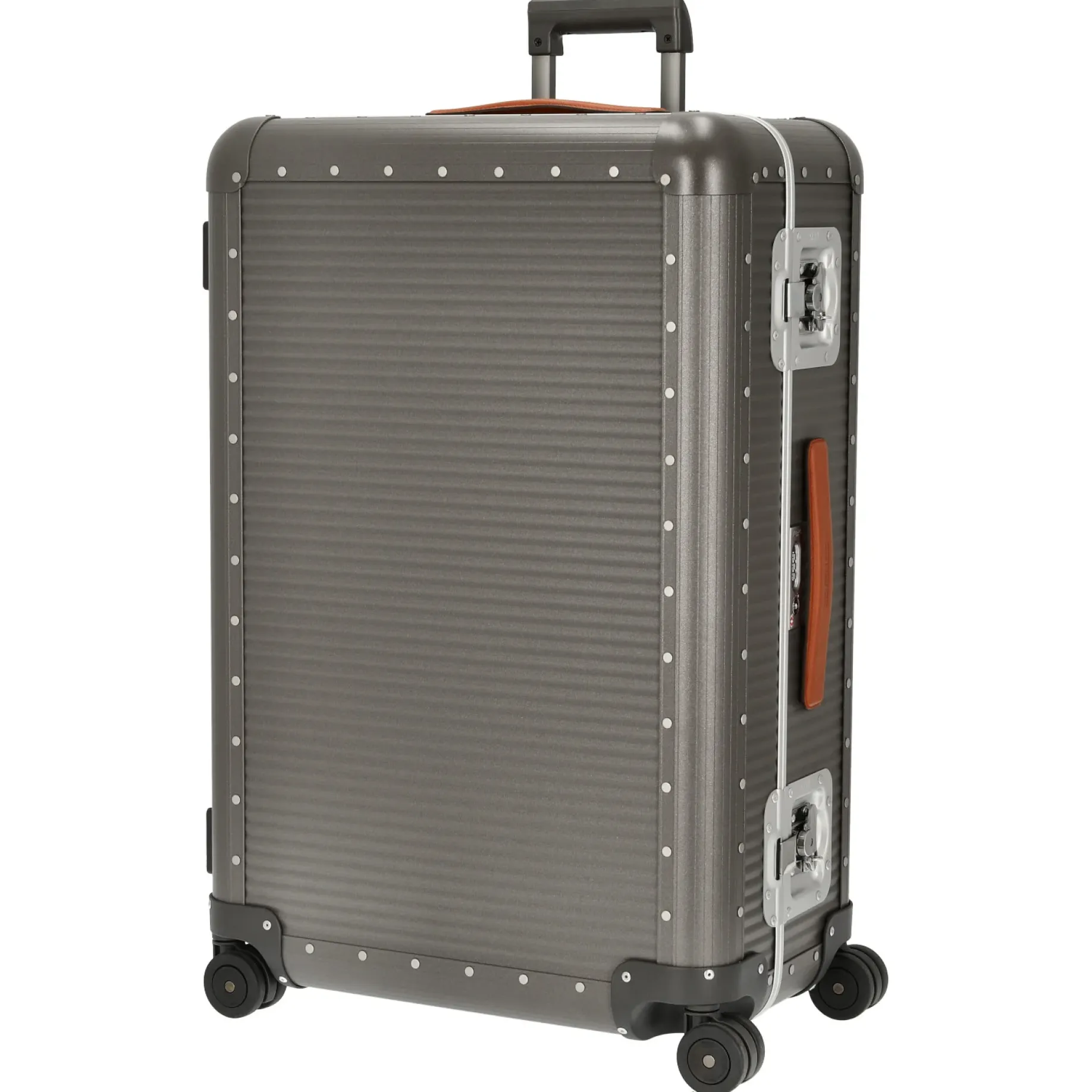 Milano Bank aluminum Spinner 76 - 4-Rollen-Trolley 75 cm (steel grey)