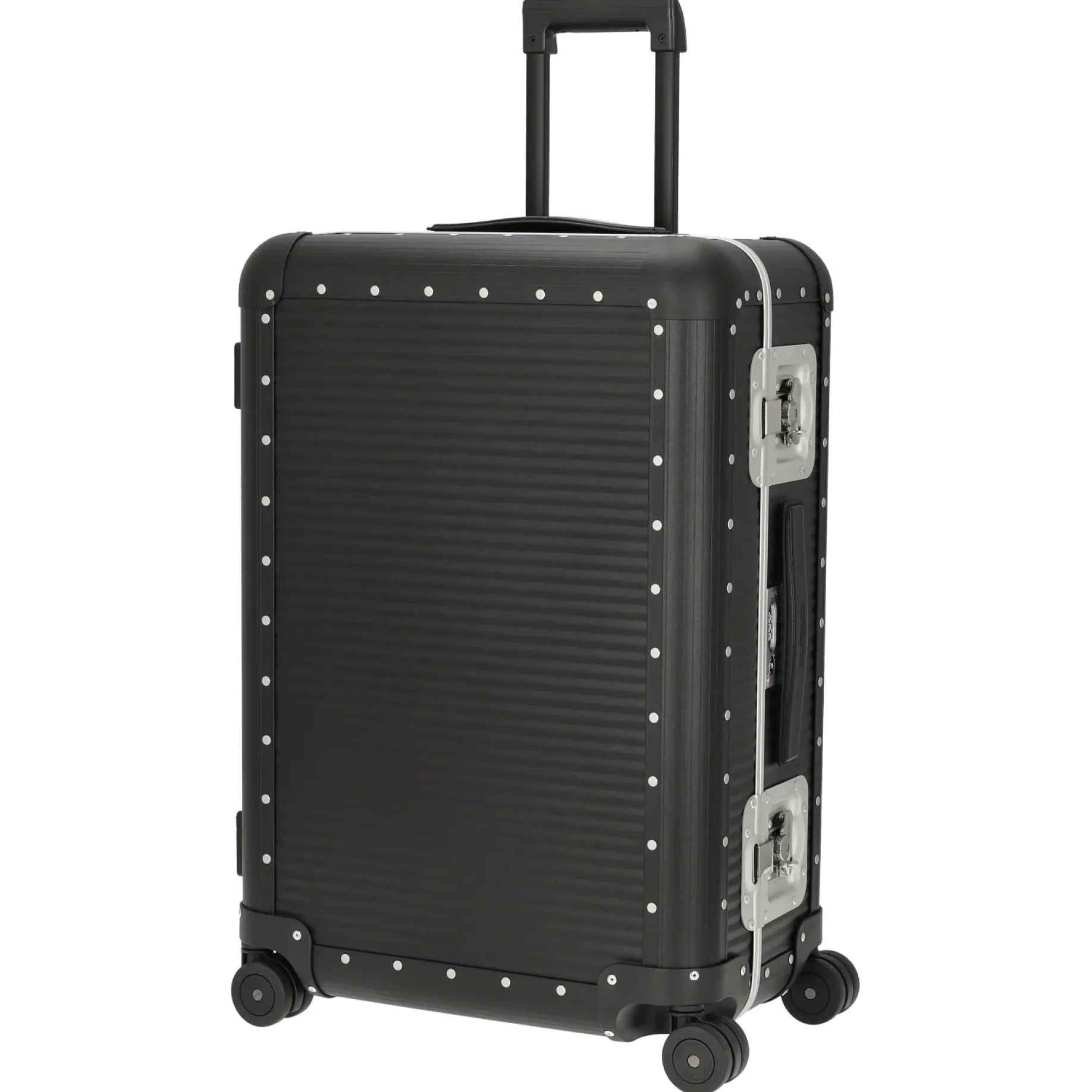 Milano Bank aluminum Spinner 68 - 4-Rollen-Trolley 66 cm (caviar black)