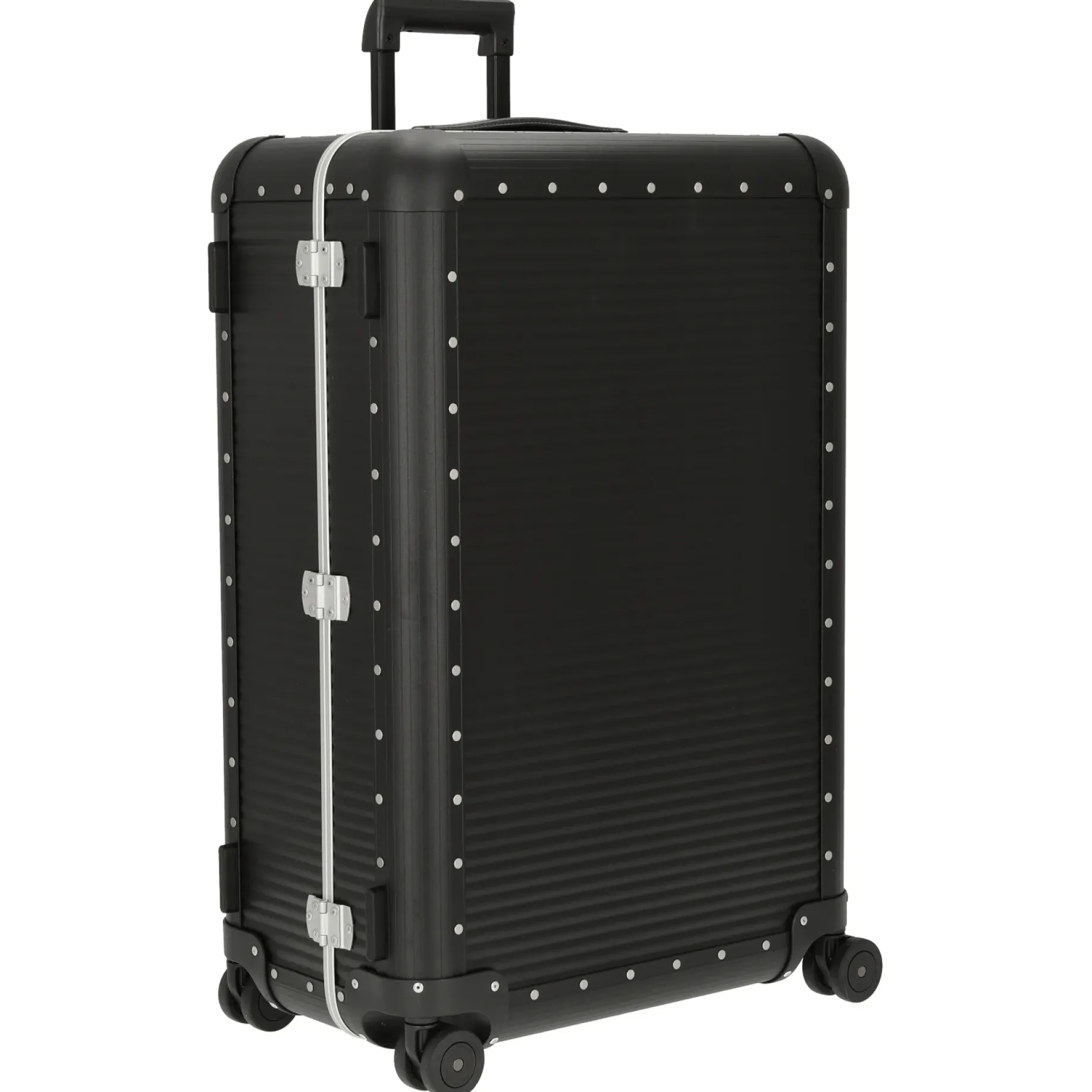 Milano Bank aluminum Spinner 76 - 4-Rollen-Trolley 75 cm (caviar black)