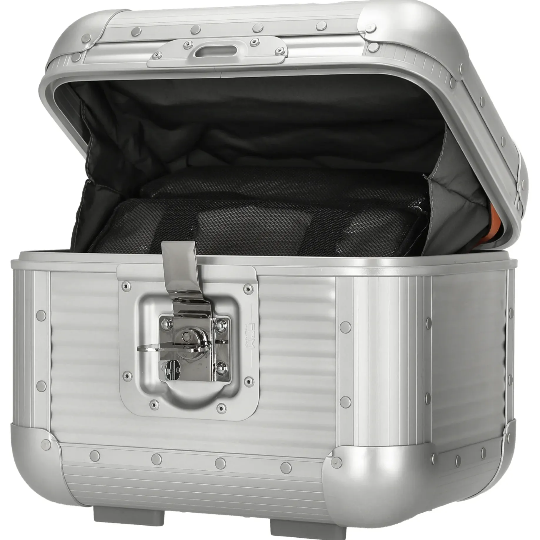 Milano Bank aluminum Vanity Case - Beauty Case 33 cm (moonlight silver)