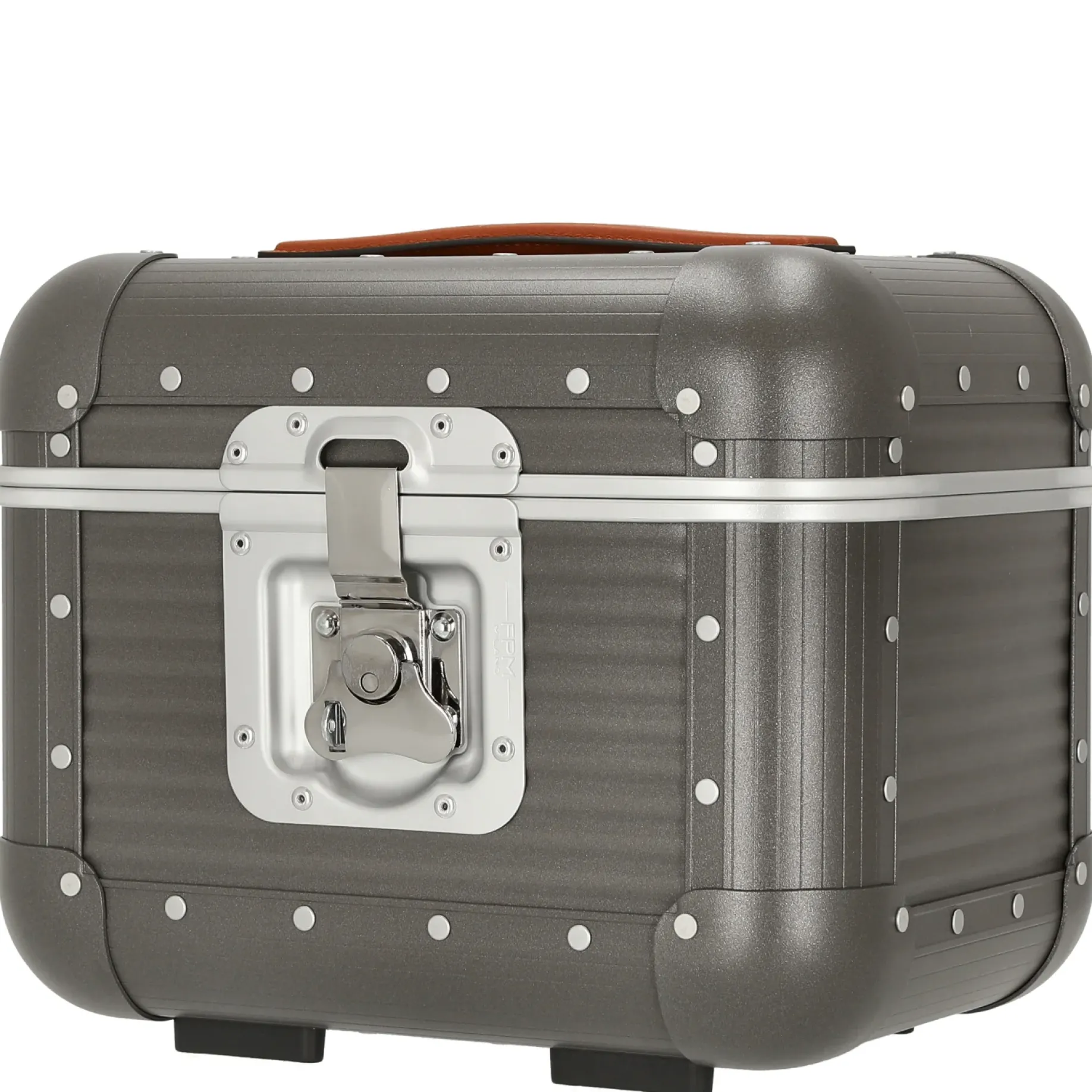 Milano Bank aluminum Vanity Case - Beauty Case 33 cm (steel grey)