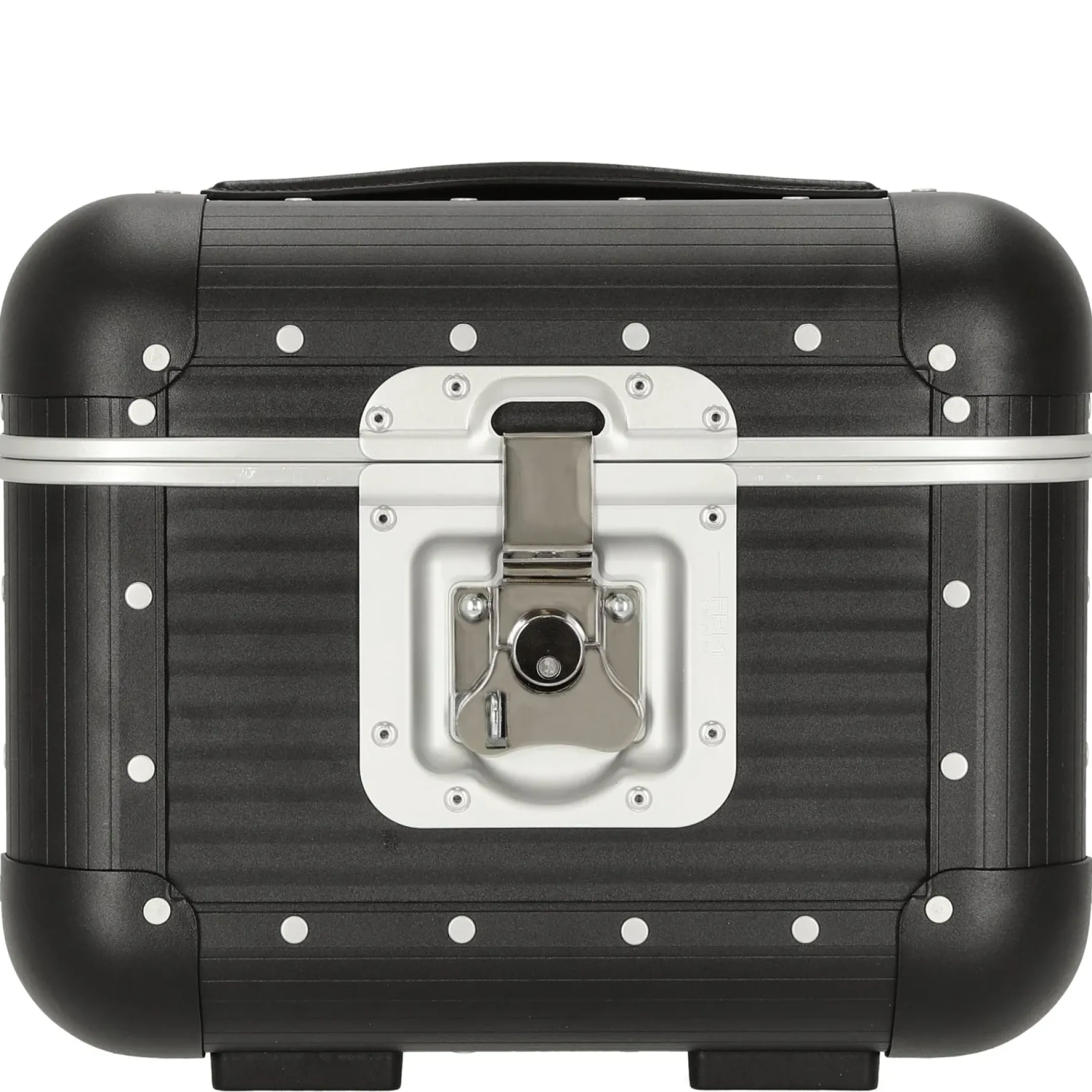 Milano Bank aluminum Vanity Case - Beauty Case 33 cm (caviar black)