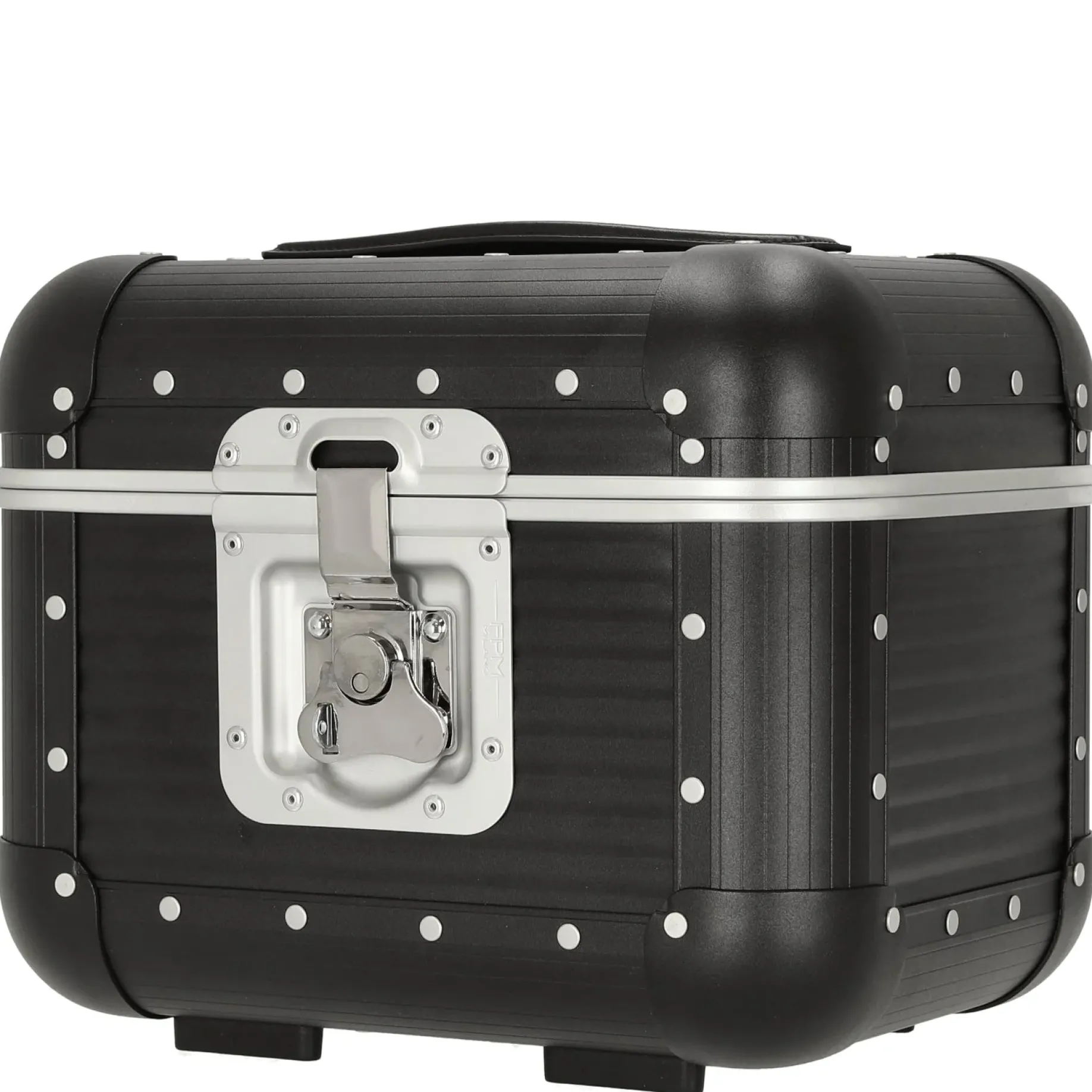 Milano Bank aluminum Vanity Case - Beauty Case 33 cm (caviar black)