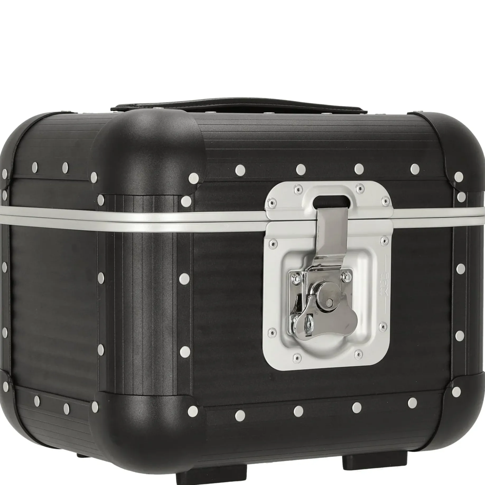 Milano Bank aluminum Vanity Case - Beauty Case 33 cm (caviar black)