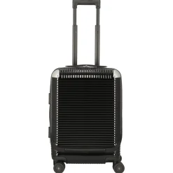 Milano Bank Light Spinner 53 front pocket - 4-Rollen-Kabinentrolley 53 cm (licorice black)