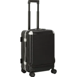 Milano Bank Light Spinner 53 front pocket - 4-Rollen-Kabinentrolley 53 cm (licorice black)