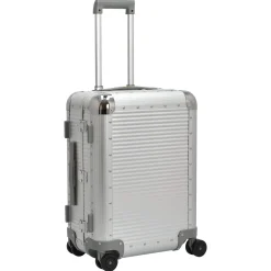 Milano Bank S aluminum Spinner 55 M - 4-Rollen-Kabinentrolley 53 cm (moonlight silver)
