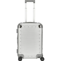Milano Bank S aluminum Spinner 53 - 4-Rollen-Kabinentrolley 53 cm (moonlight silver)