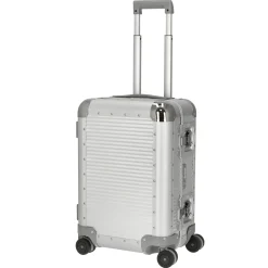 Milano Bank S aluminum Spinner 53 - 4-Rollen-Kabinentrolley 53 cm (moonlight silver)