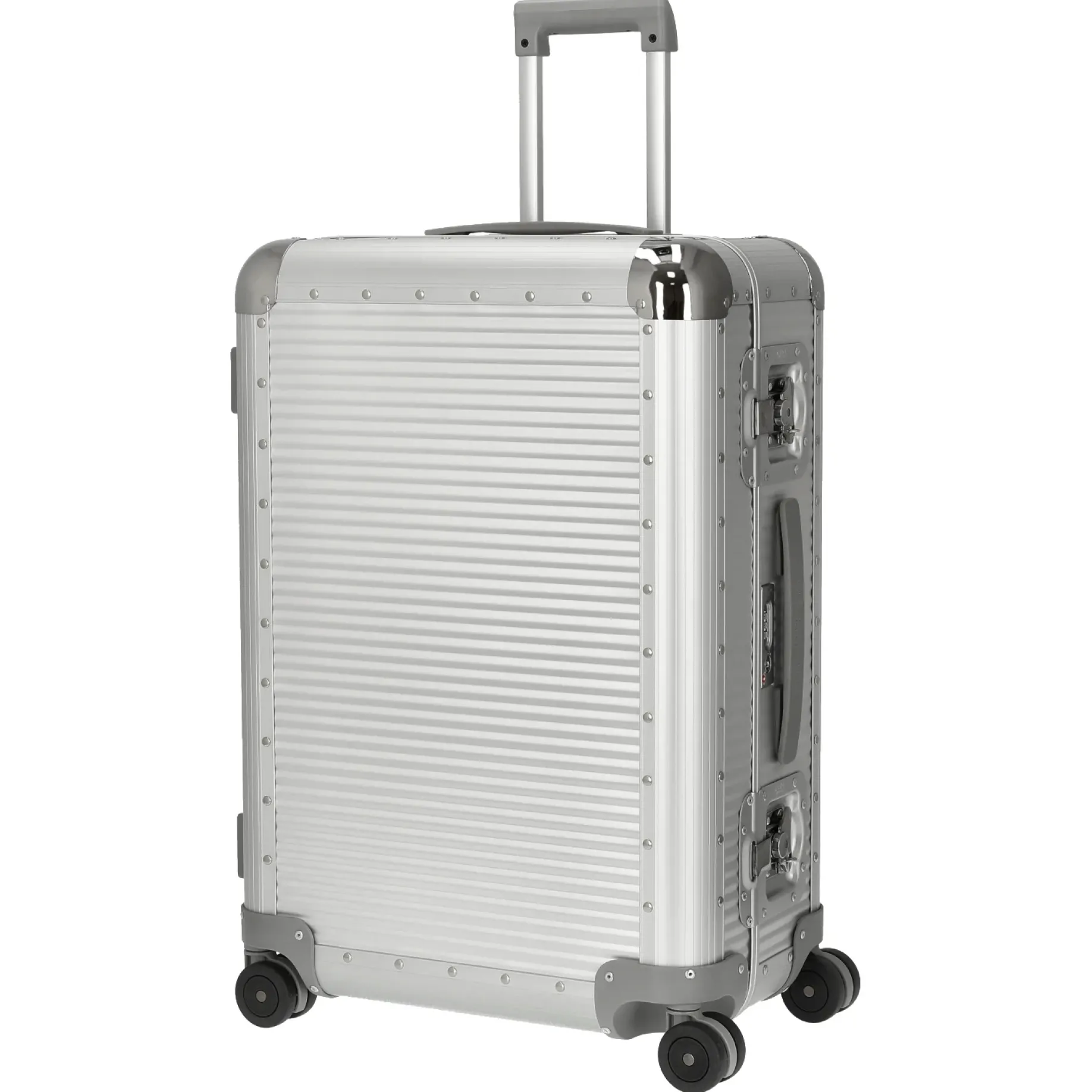 Milano Bank S aluminum Spinner 68 - 4-Rollen-Trolley 66 cm (moonlight silver)
