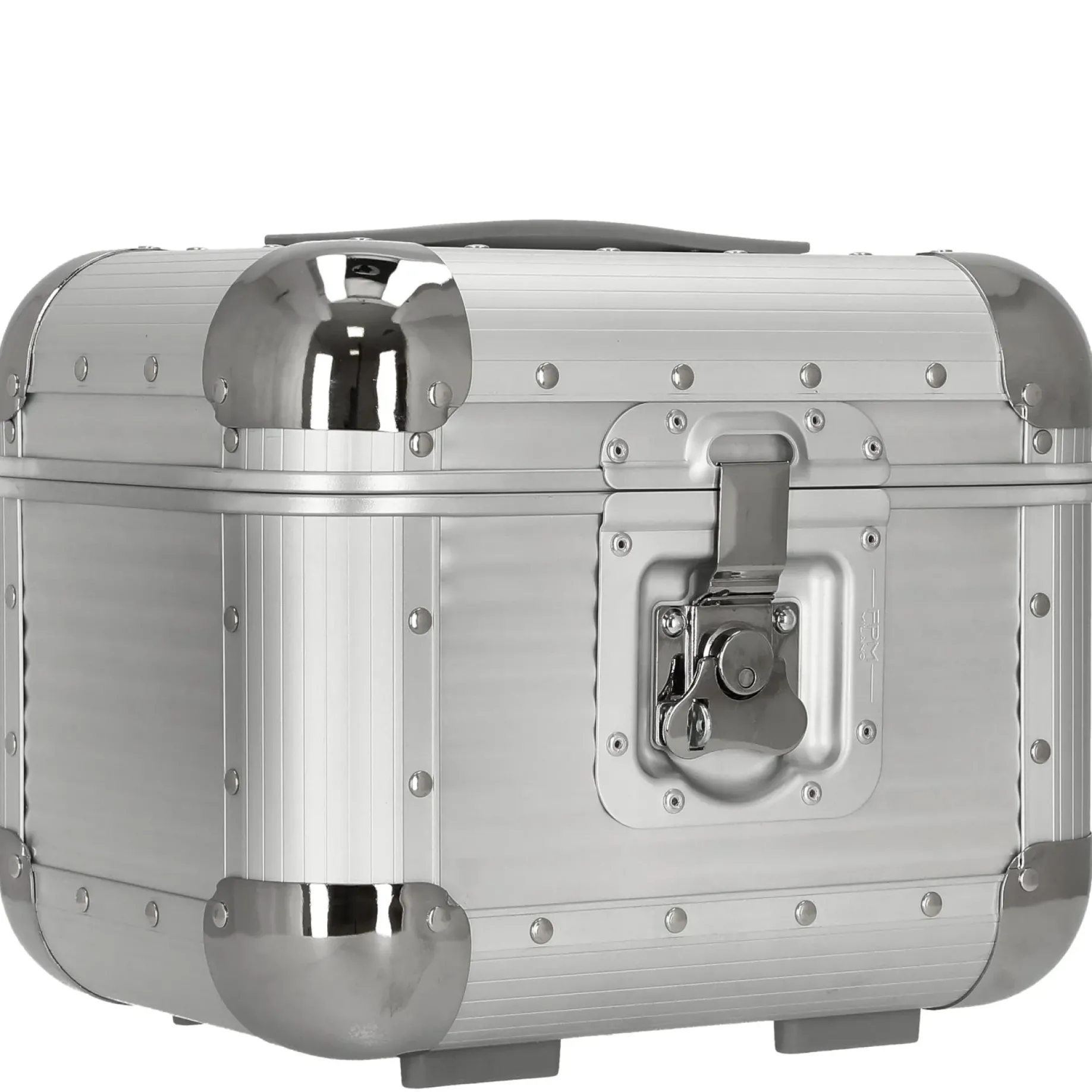 Milano Bank S aluminum Vanity Case - Beauty Case 33 cm (moonlight silver)