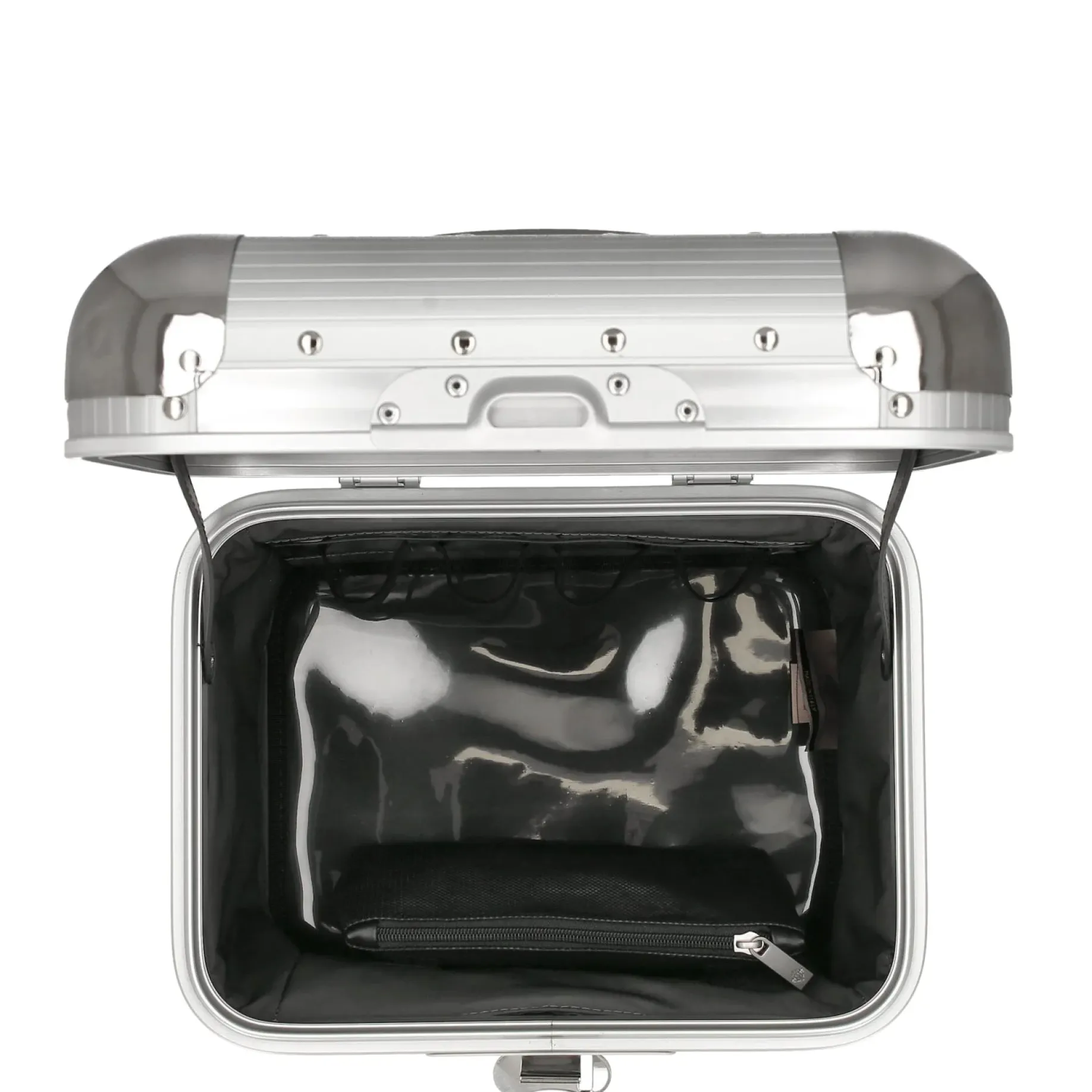 Milano Bank S aluminum Vanity Case - Beauty Case 33 cm (moonlight silver)