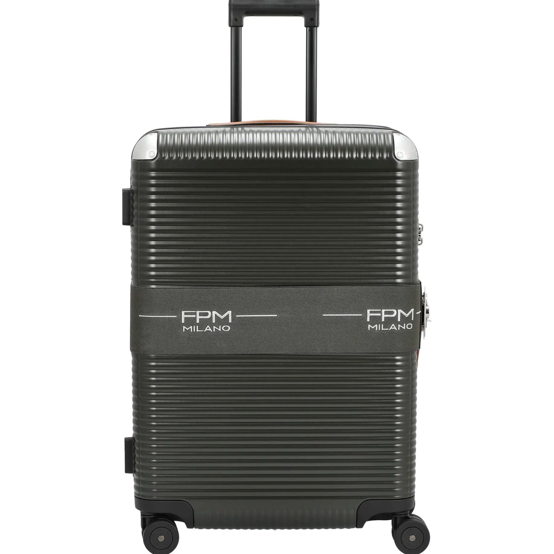 Milano Bank Zip Deluxe Spinner 68 - 4-Rollen-Trolley M 68 cm (moss green)