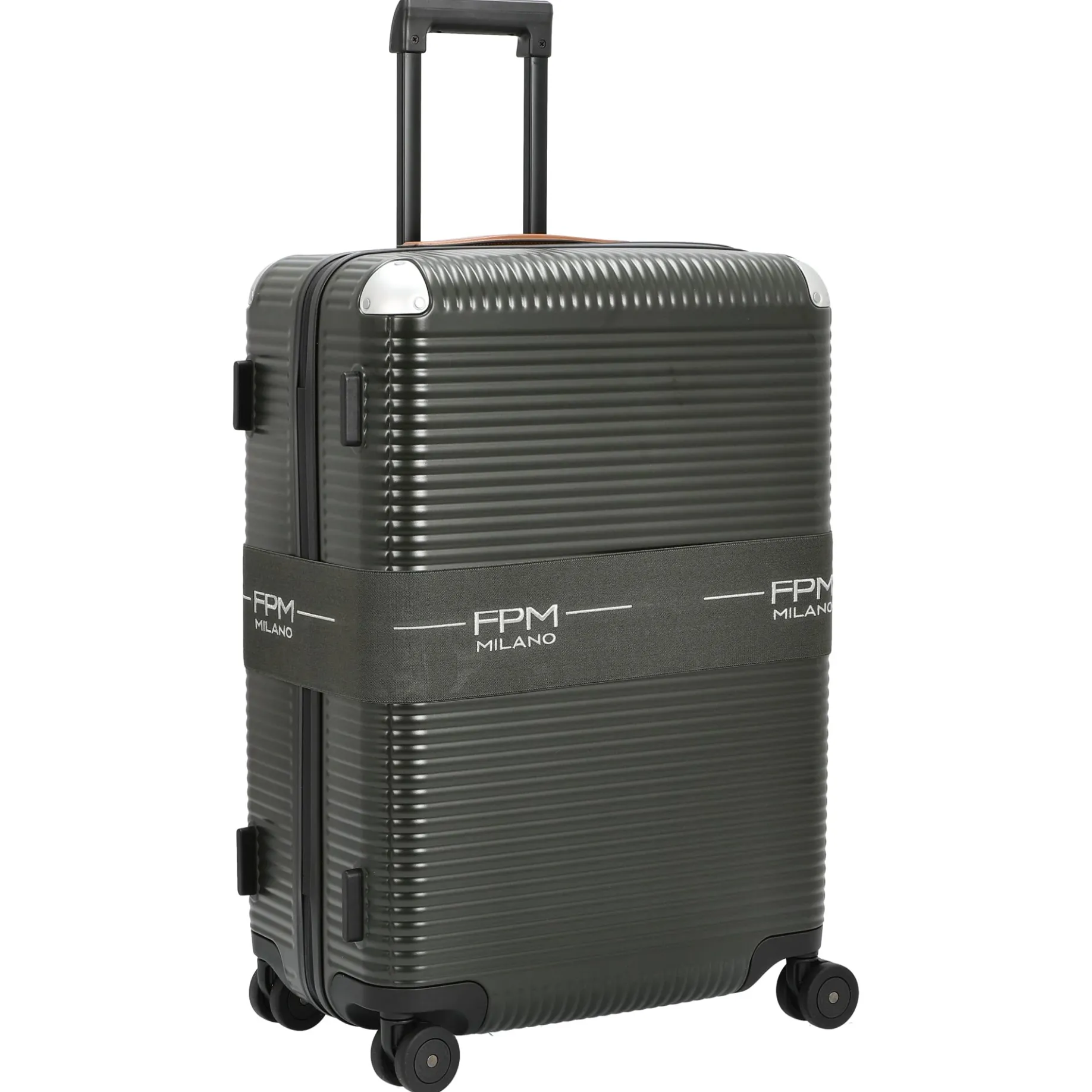 Milano Bank Zip Deluxe Spinner 68 - 4-Rollen-Trolley M 68 cm (moss green)