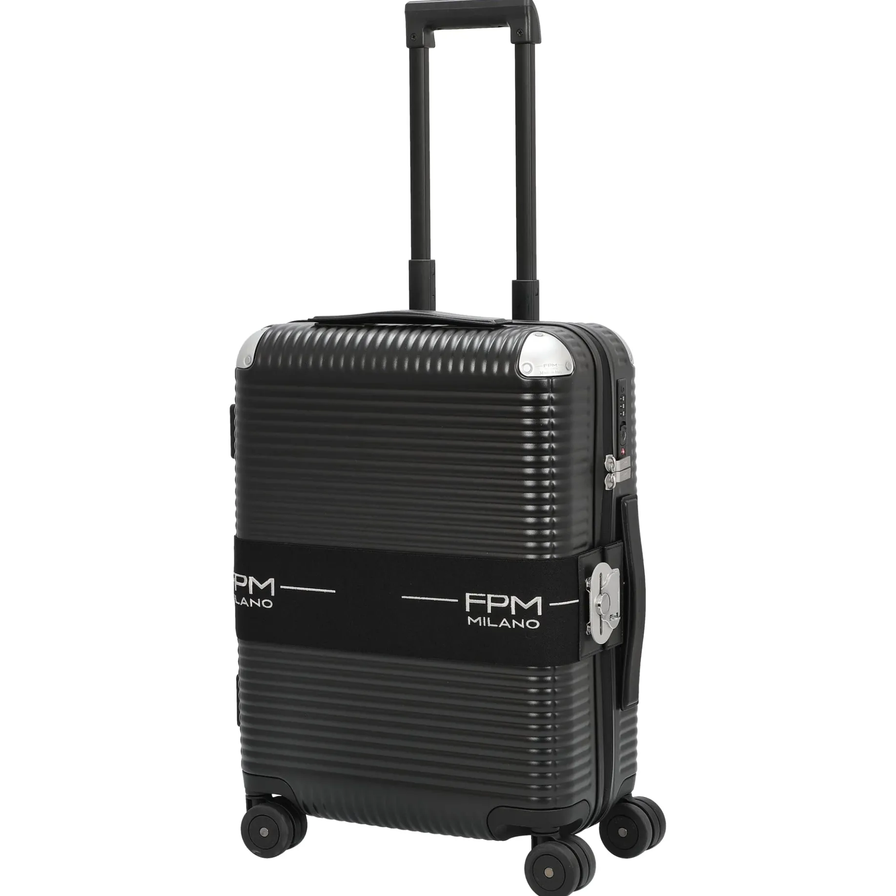 Milano Bank Zip Deluxe Spinner 55 - 4-Rollen-Kabinentrolley 55 cm (eclipse black)