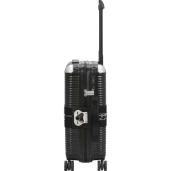 Milano Bank Zip Deluxe Spinner 55 - 4-Rollen-Kabinentrolley 55 cm (eclipse black)