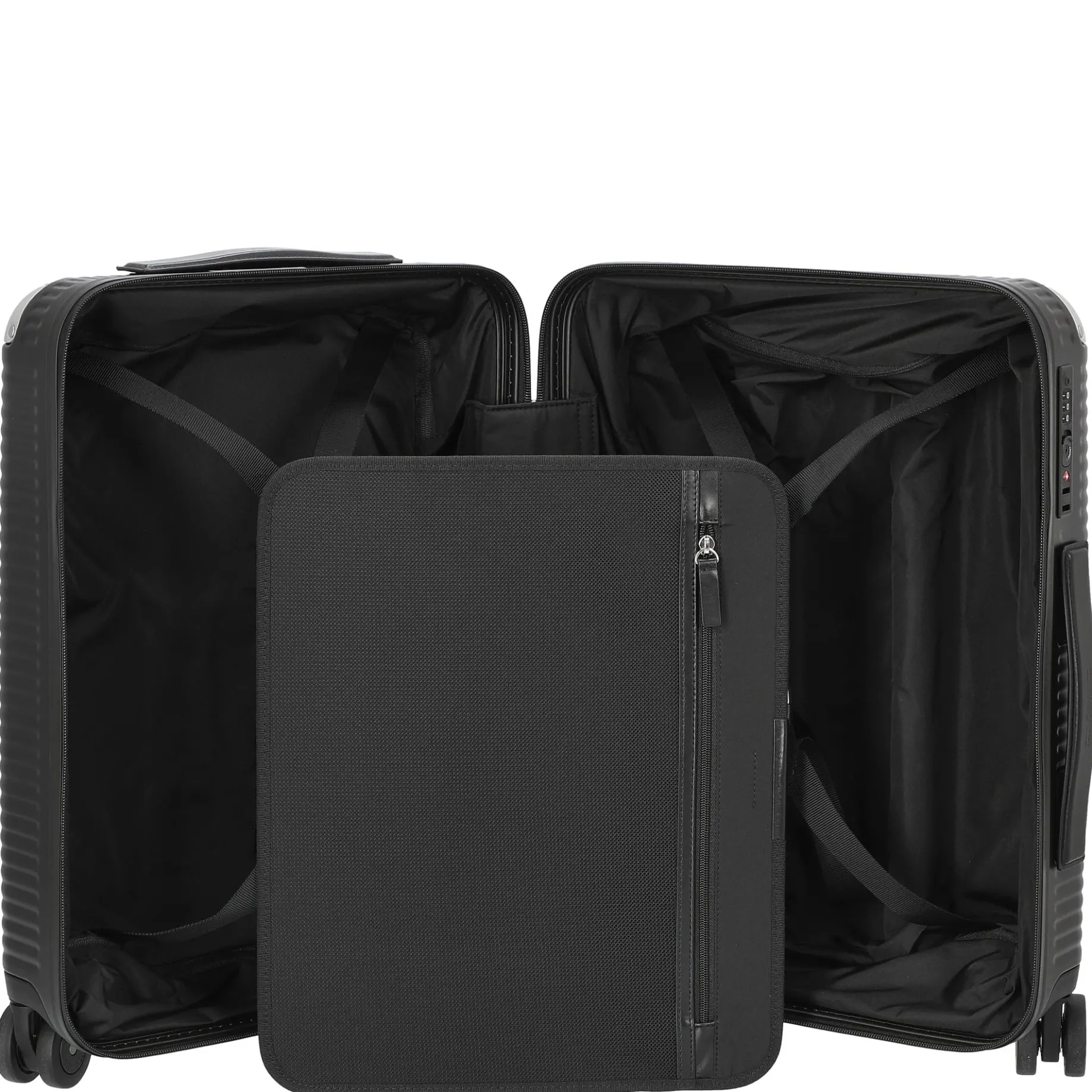 Milano Bank Zip Deluxe Spinner 55 - 4-Rollen-Kabinentrolley 55 cm (eclipse black)