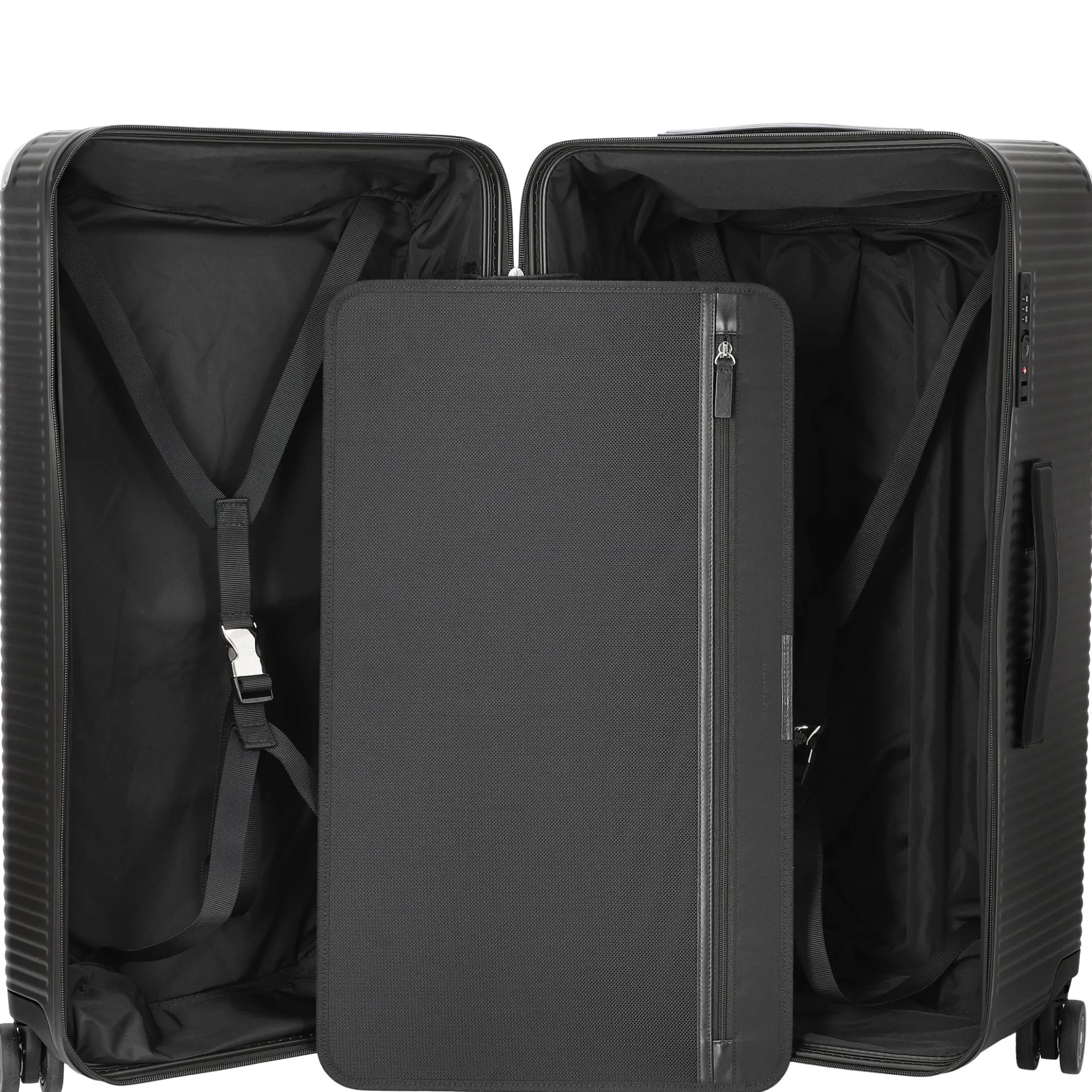 Milano Bank Zip Deluxe Trunk on Wheels M - 4-Rollen-Trolley M 73 cm (eclipse black)