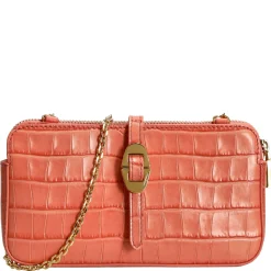 Mini Bag Croco Soft - Umhängetasche 20 cm (geranium)