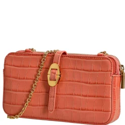 Mini Bag Croco Soft - Umhängetasche 20 cm (geranium)