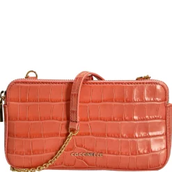 Mini Bag Croco Soft - Umhängetasche 20 cm (geranium)