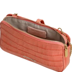 Mini Bag Croco Soft - Umhängetasche 20 cm (geranium)