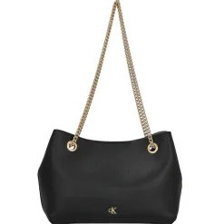 Minimal Monogram - Schultertasche (schwarz)