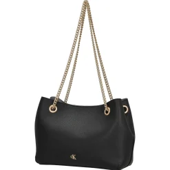 Minimal Monogram - Schultertasche (schwarz)