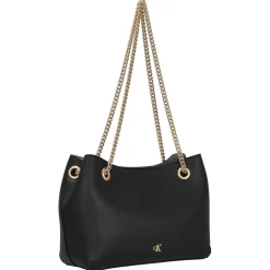 Minimal Monogram - Schultertasche (schwarz)
