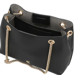 Minimal Monogram - Schultertasche (schwarz)