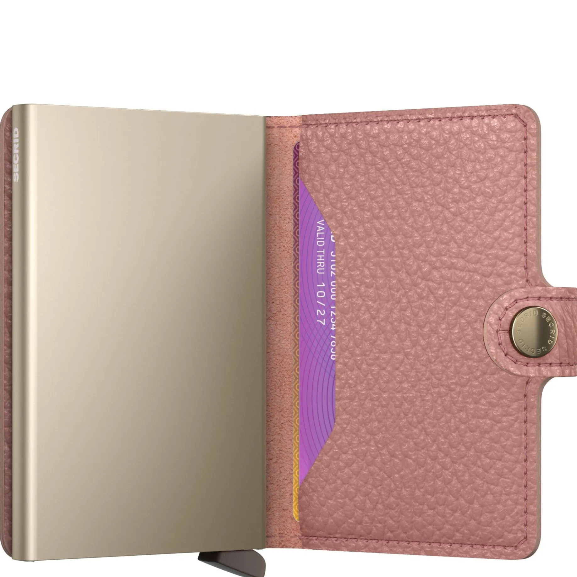 Miniwallet Pebble - Geldbörse 6cc 10.2 cm RFID (rose)