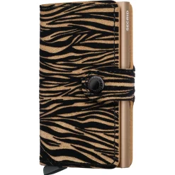 Miniwallet Zebra - Geldbörse 6cc 10.2 cm RFID (beige)