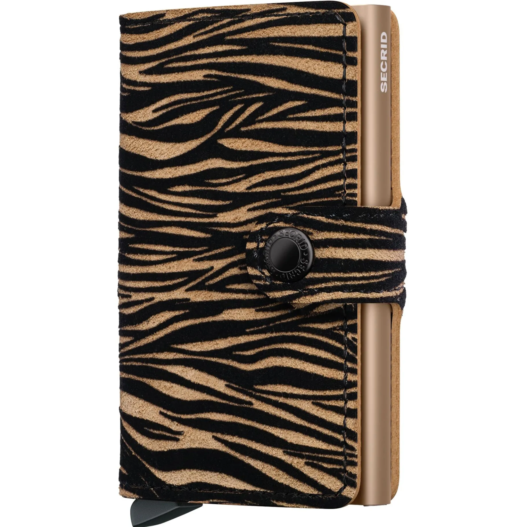 Miniwallet Zebra - Geldbörse 6cc 10.2 cm RFID (beige)