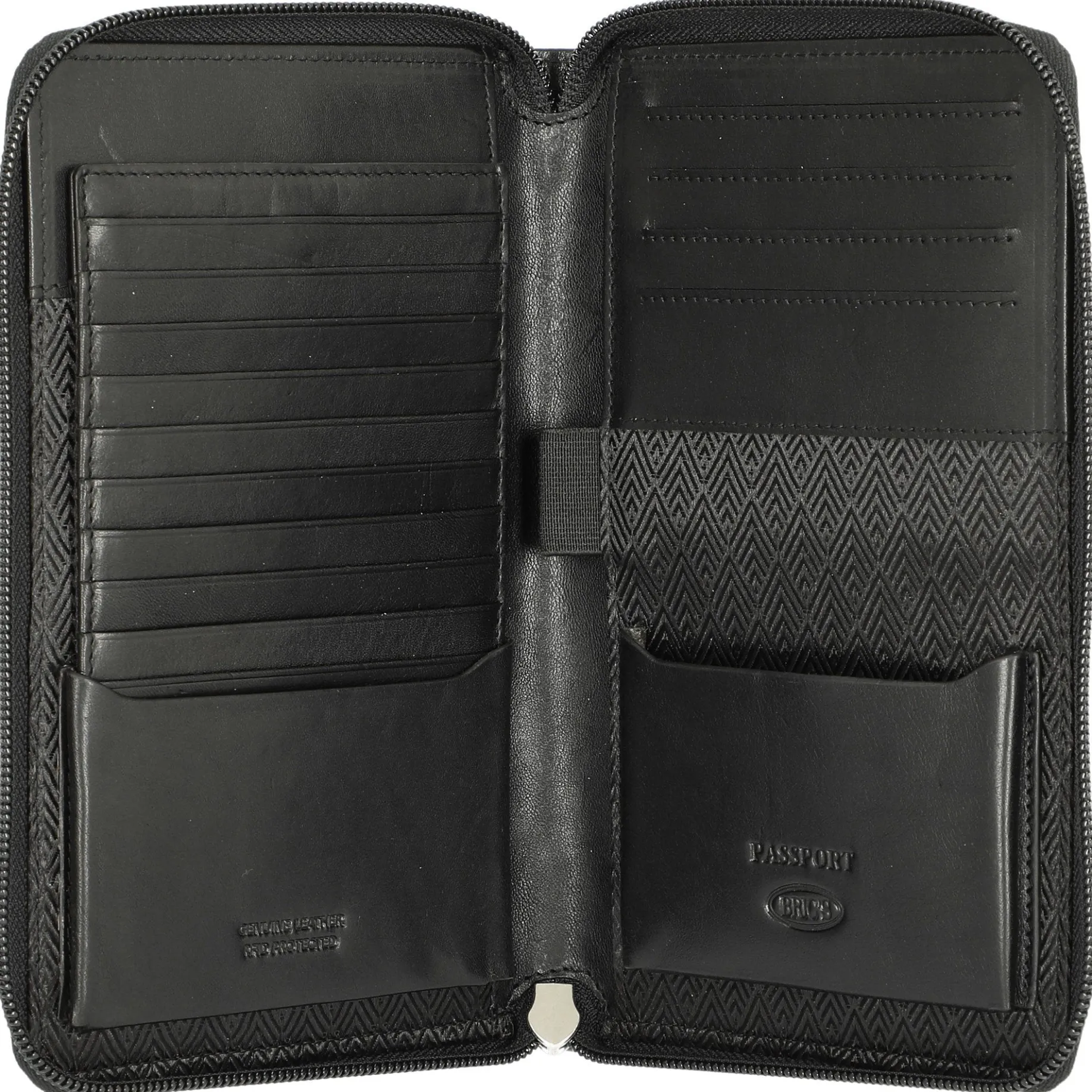 Monte Rosa - Kreditkartenetui 15cc 13.5 cm RFID (black)