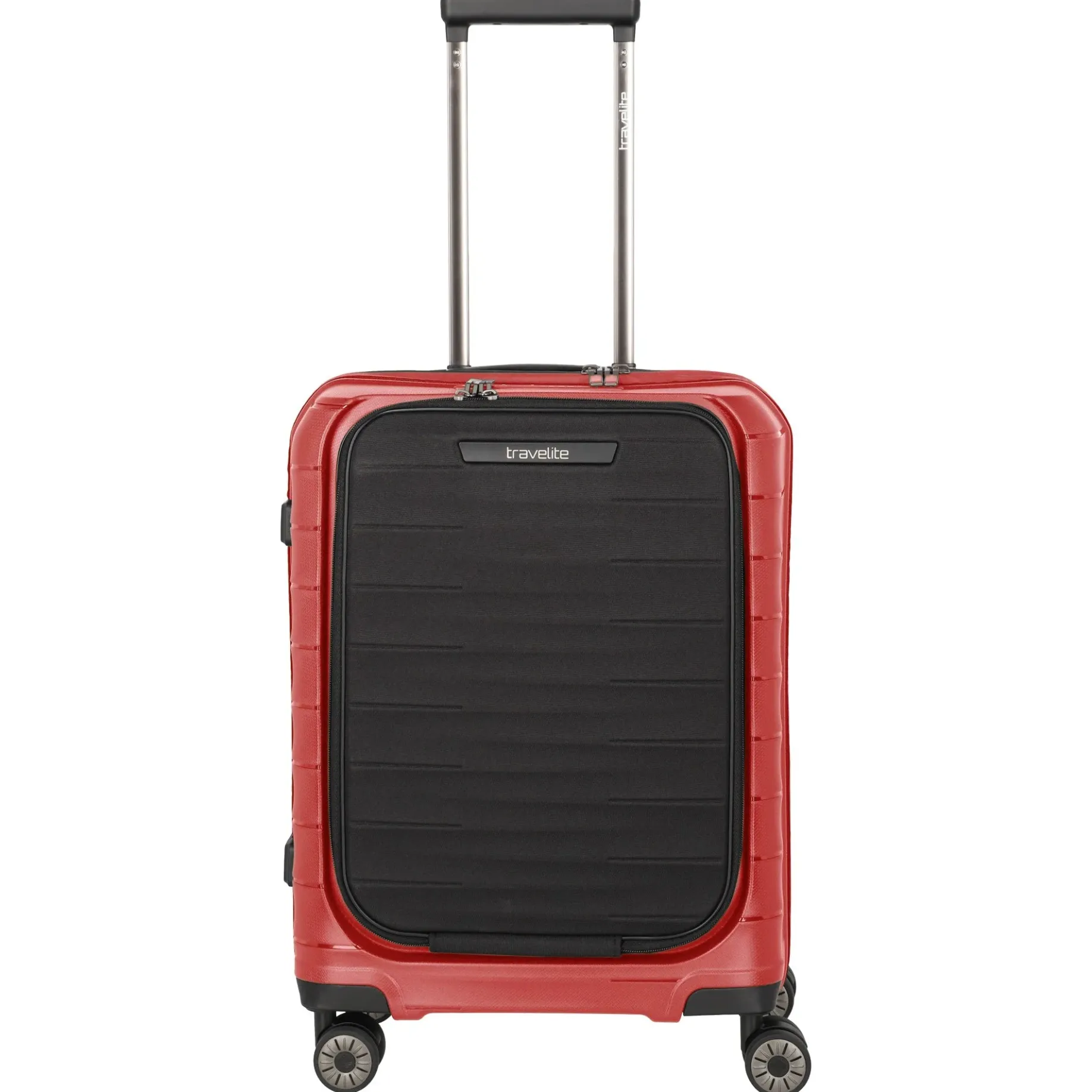 Mooby - 4-Rollen-Kabinentrolley mit Vortasche S 55 cm (rot)