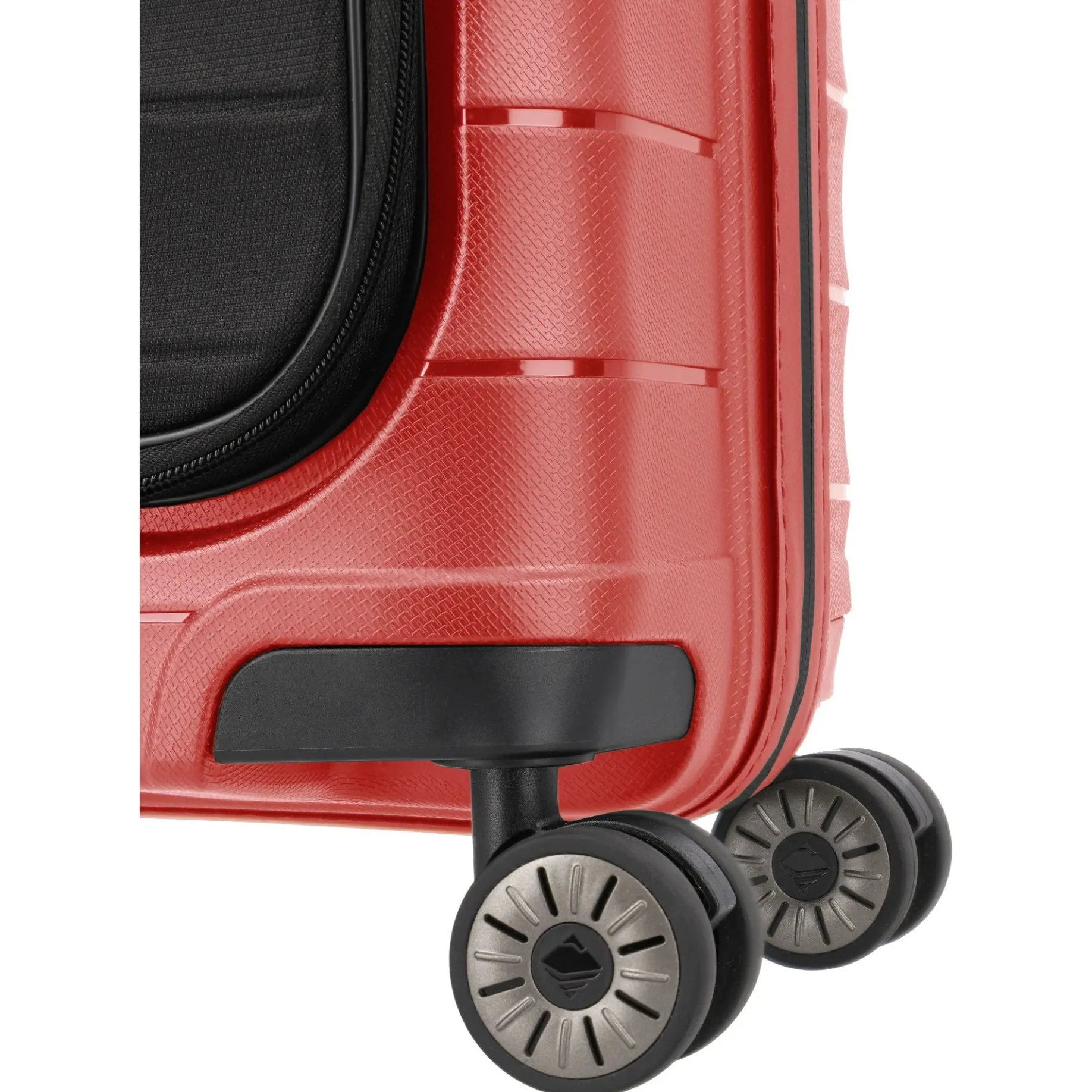 Mooby - 4-Rollen-Kabinentrolley mit Vortasche S 55 cm (rot)