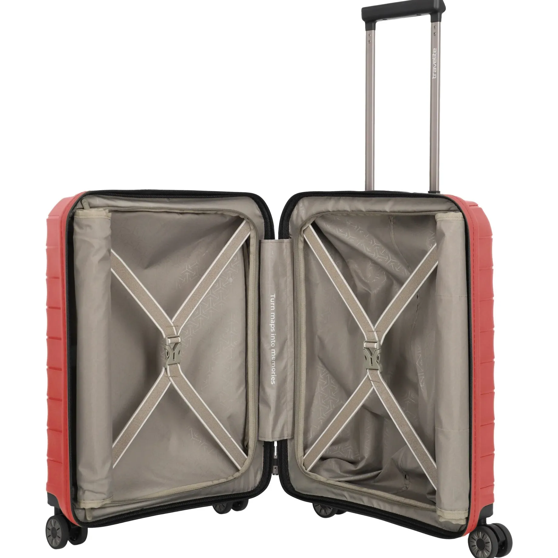 Mooby - 4-Rollen-Kabinentrolley mit Vortasche S 55 cm (rot)