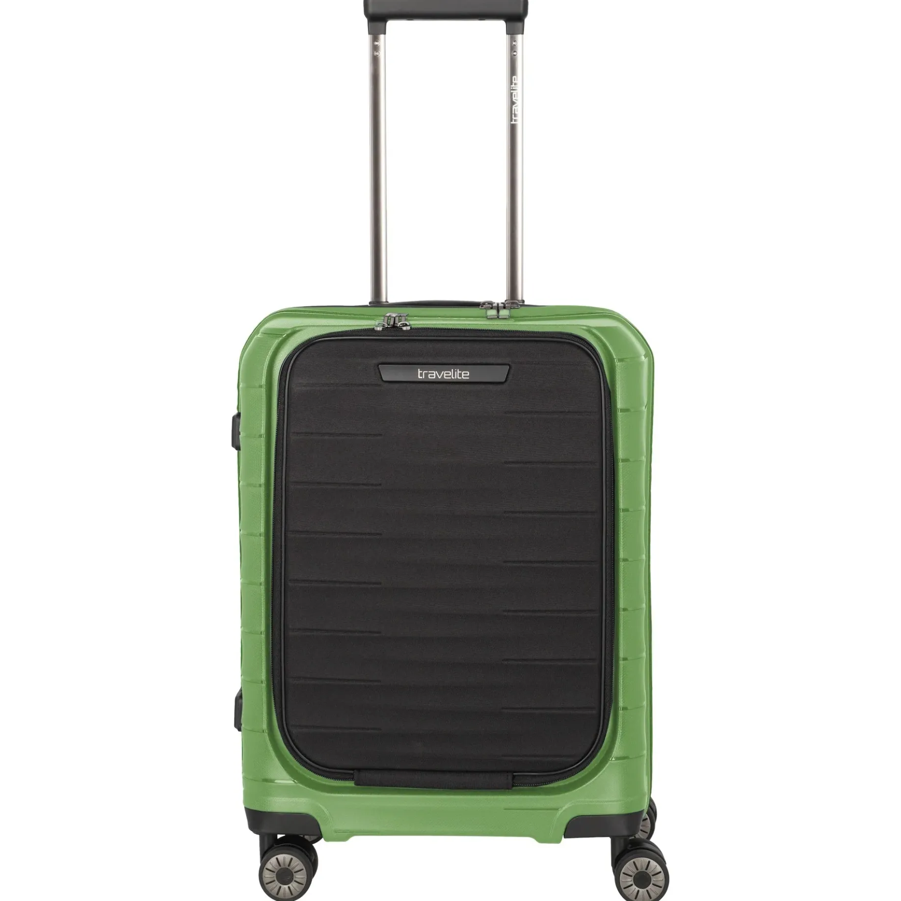 Mooby - 4-Rollen-Kabinentrolley mit Vortasche S 55 cm (grün)