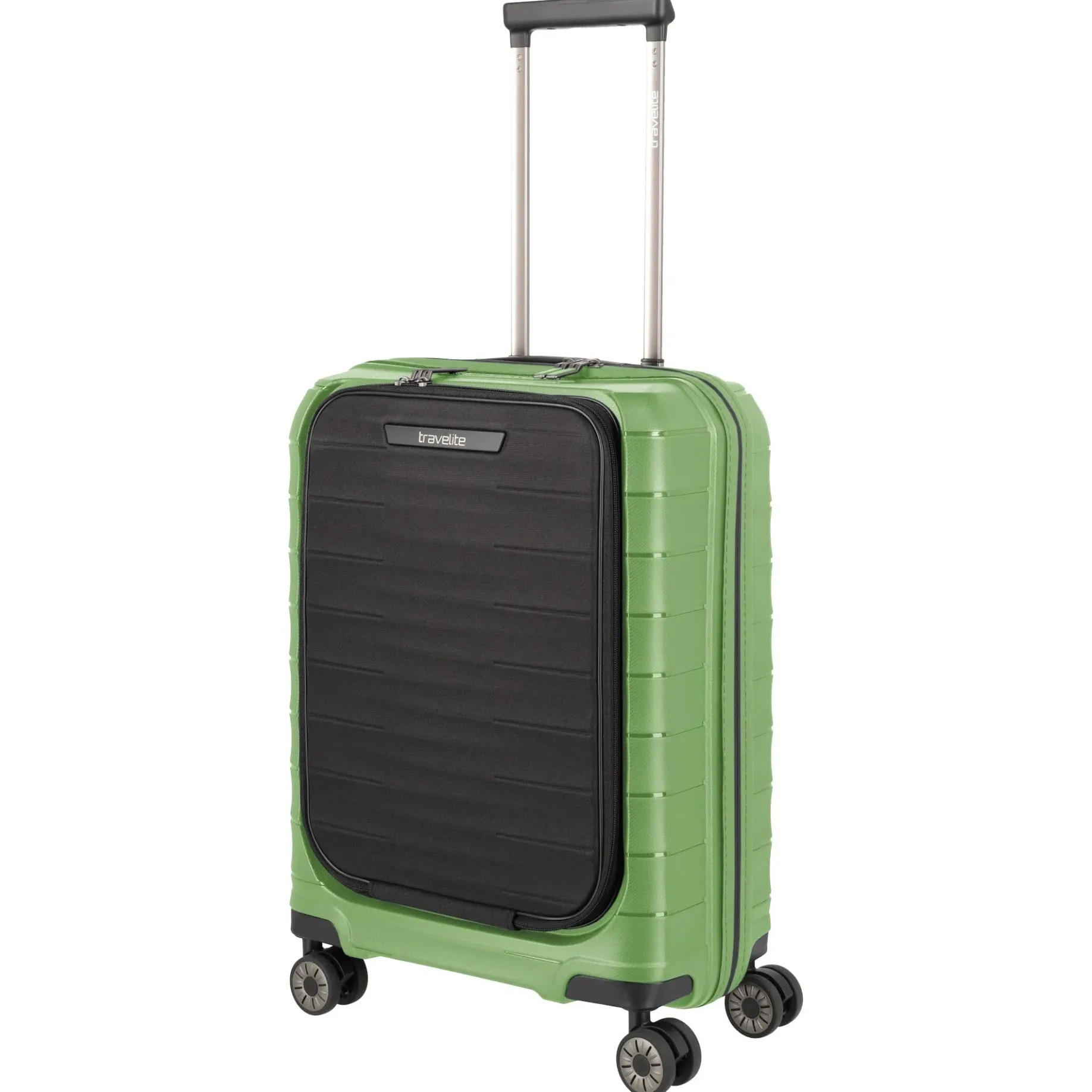 Mooby - 4-Rollen-Kabinentrolley mit Vortasche S 55 cm (grün)