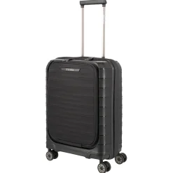 Mooby - 4-Rollen-Kabinentrolley mit Vortasche S 55 cm (black)