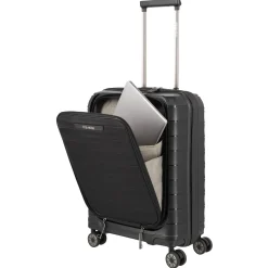 Mooby - 4-Rollen-Kabinentrolley mit Vortasche S 55 cm (black)