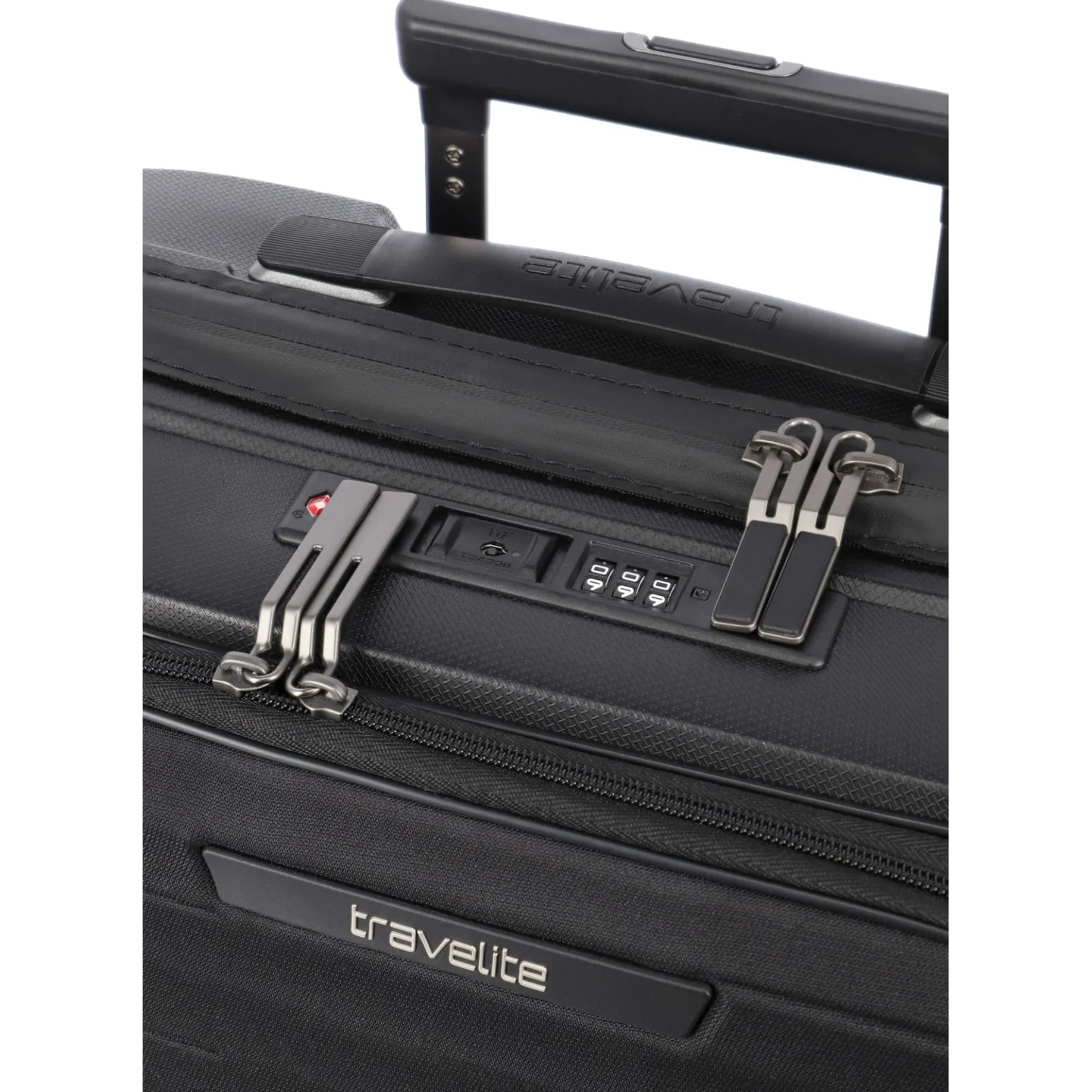 Mooby - 4-Rollen-Kabinentrolley mit Vortasche S 55 cm (black)