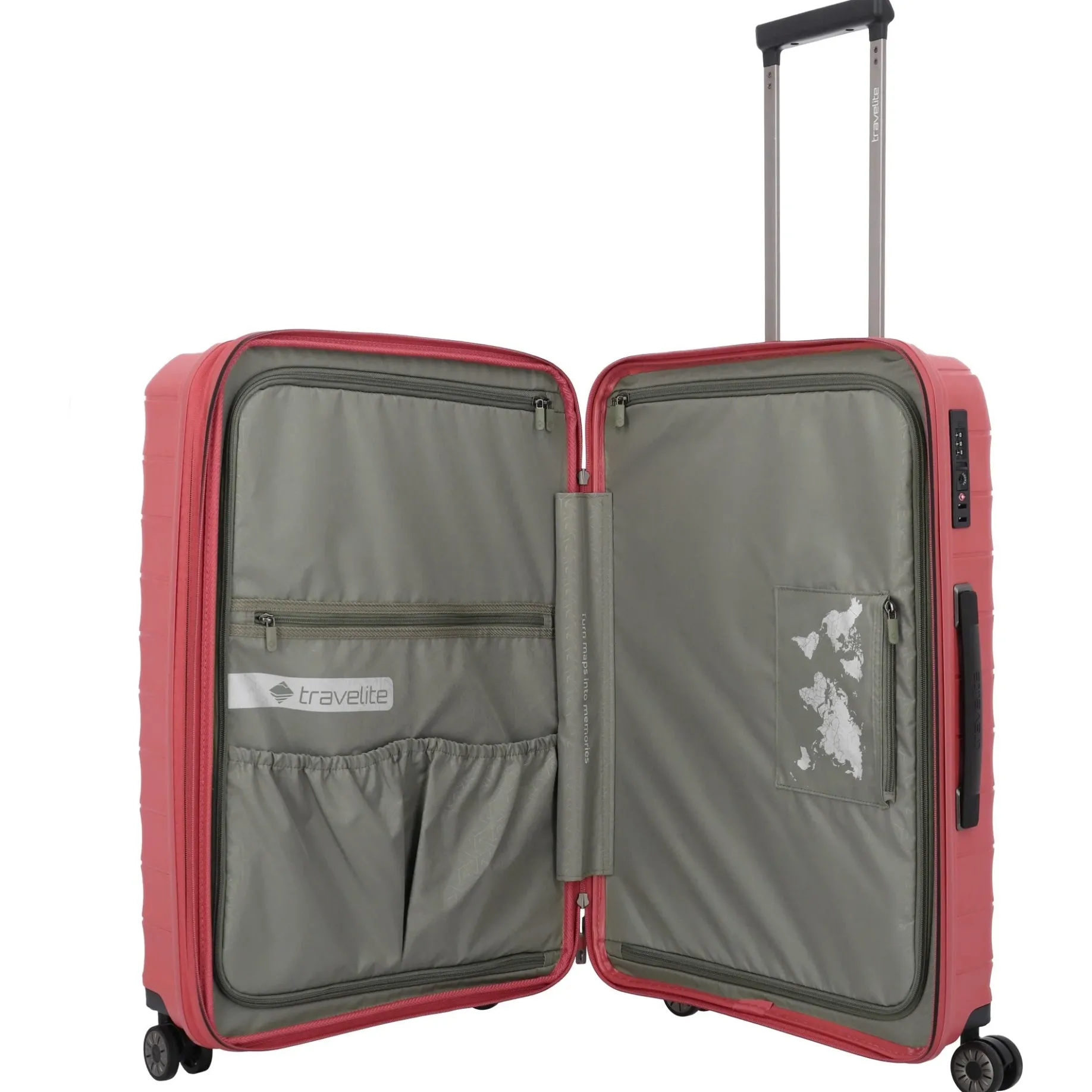 Mooby - 4-Rollen-Trolley L 77 cm (rot)