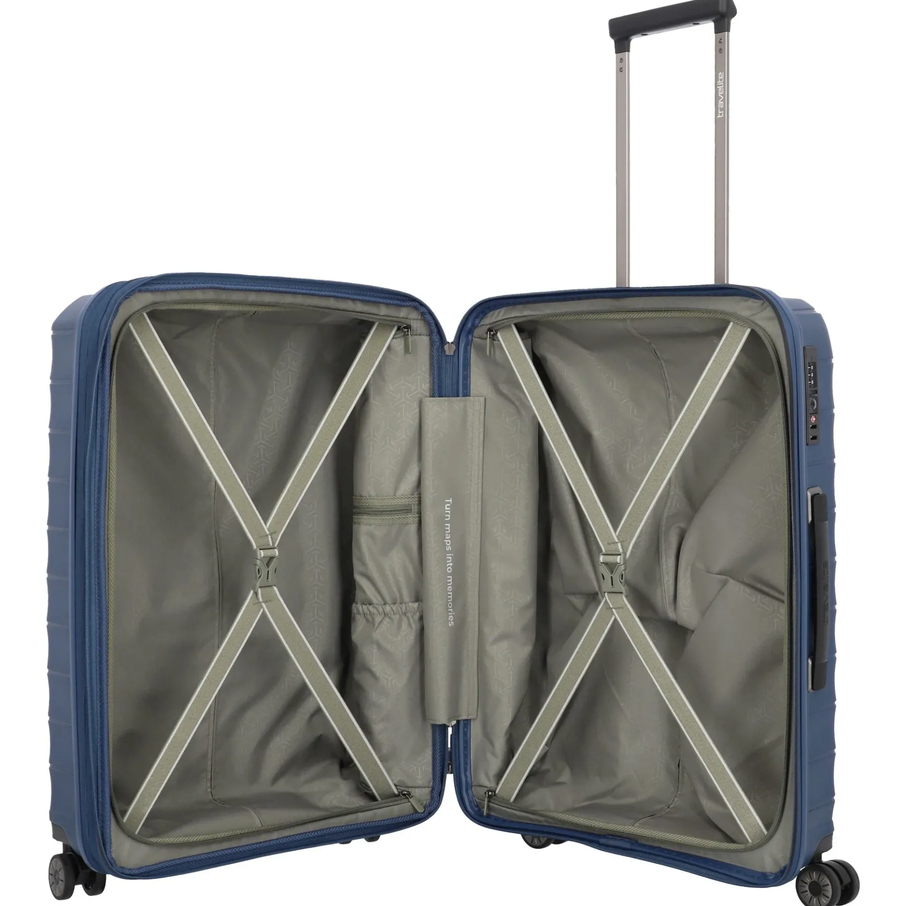 Mooby - 4-Rollen-Trolley M 66 cm erw. (marine)