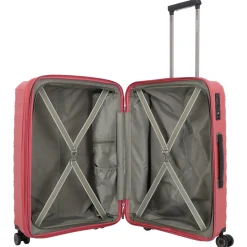 Mooby - 4-Rollen-Trolley M 66 cm erw. (rot)
