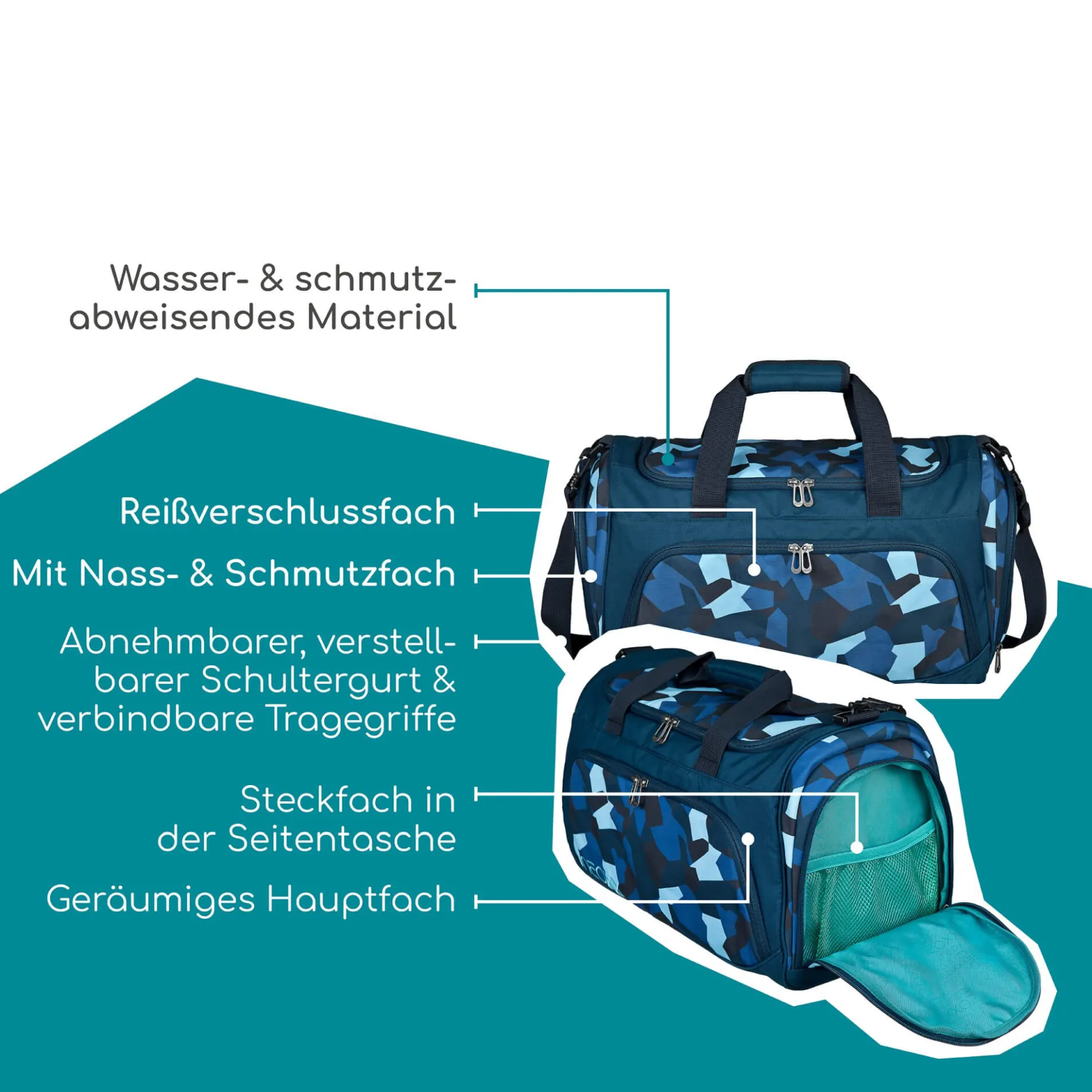 MOVE - Sporttasche 43.5 cm (Camo Nation)
