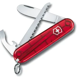 "My First Victorinox" - Kindertaschenmesser (transparent rot)